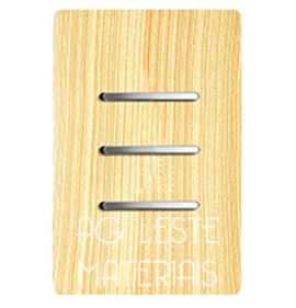 Conjunto Interruptor Triplo 2 Simples + 1 Paralelo 4x2  - Novara Especiais Maple